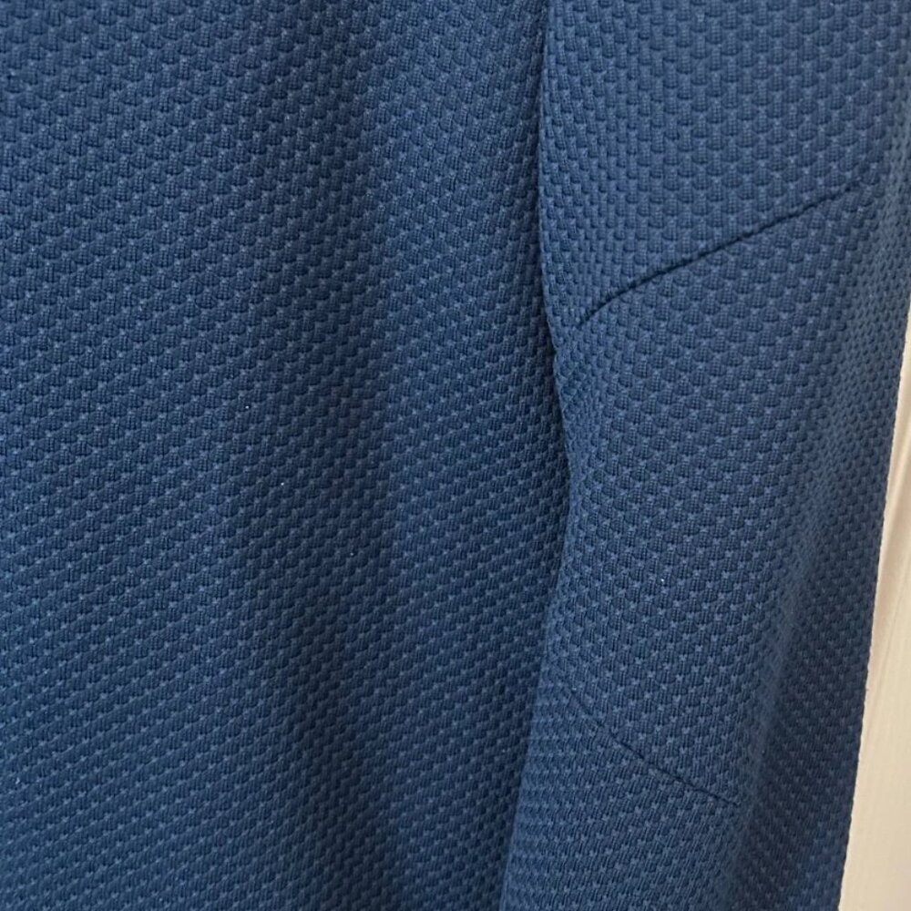 Under Armour Pullover Men's Medium Blue 1/4 Zip Golf Coldgear Logo - Picture 6 of 8